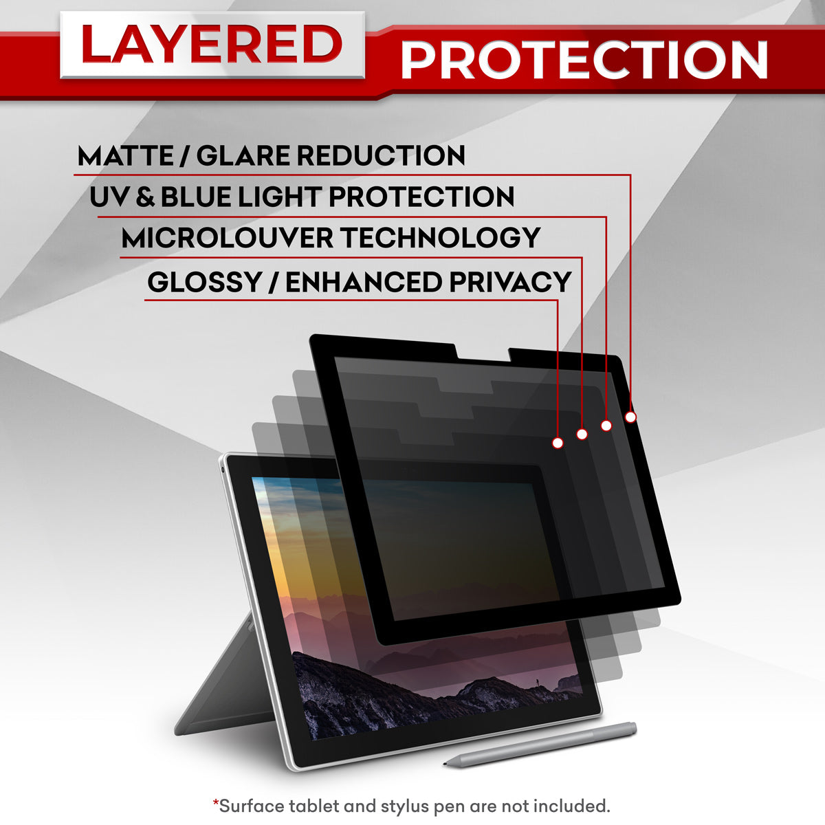 SightPro Magnetic Privacy Screen for Surface Pro 12.3